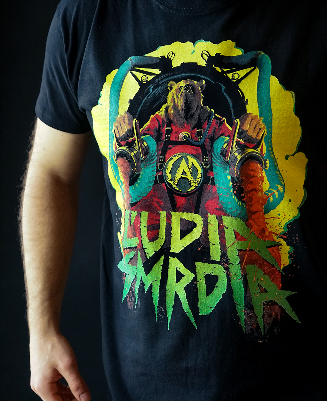 Custom merchandise for a Slovak band Čad